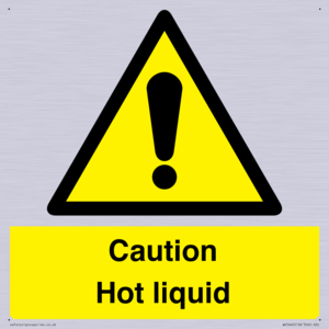 Caution Hot liquid